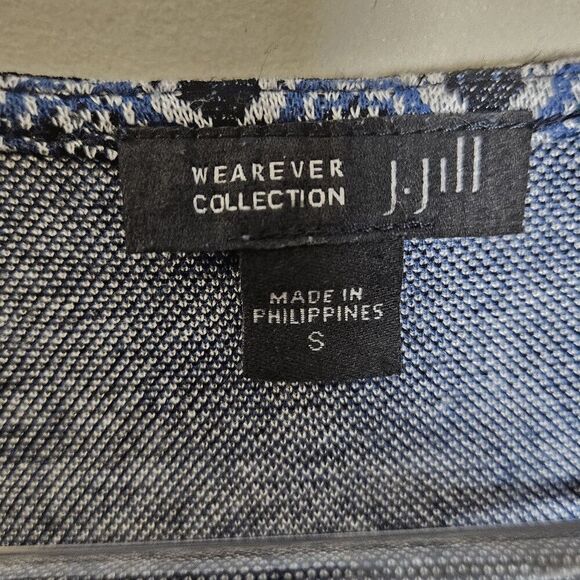 J. Jill Wearever Collection 3/4 Sleeve Patterned Top & Pencil Skirt Set Women's - Picture 4 of 5